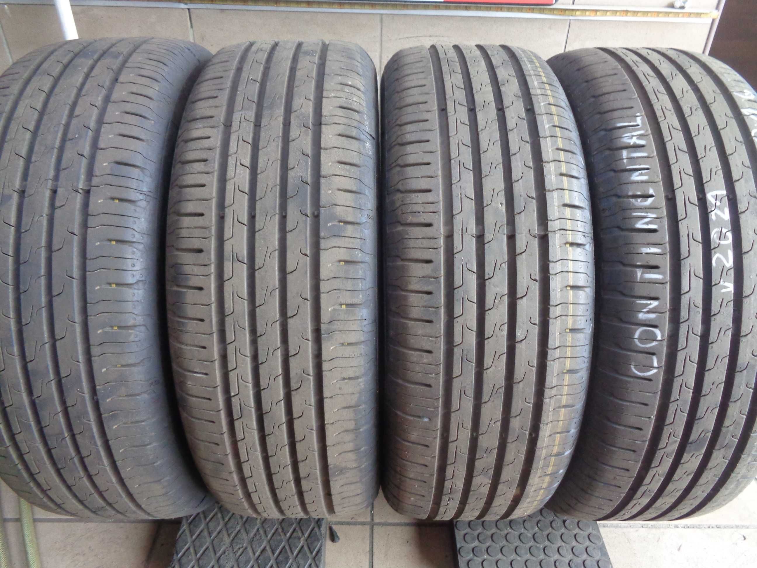 4szt. 195/55R16 CONTINENTAL EcoContact 6 - DEMO , r.2021 ,Opony Letnie