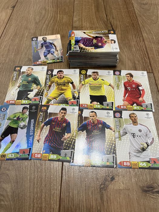 karty panini fifa i naklejki champions league 11/12/13