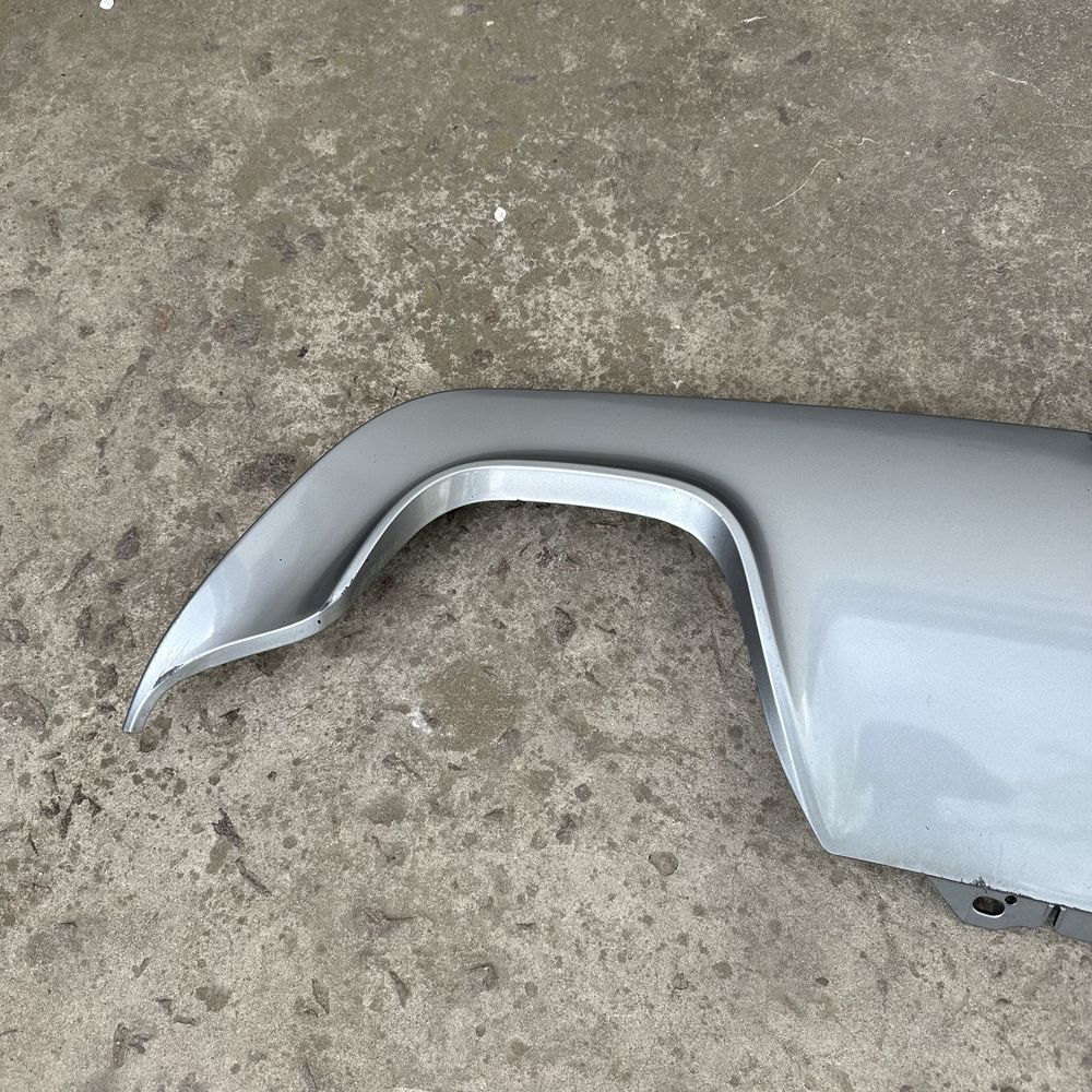 Спойлер bmw e60 дифузор заднього бампера бмв Е60 губа накладка вихлоп