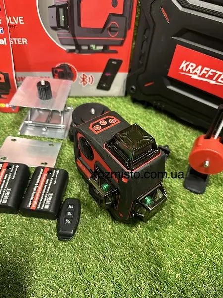 Професійний лазерний рівень Krafftec PREMIUM, 16x360°(LCD, Bluetooth