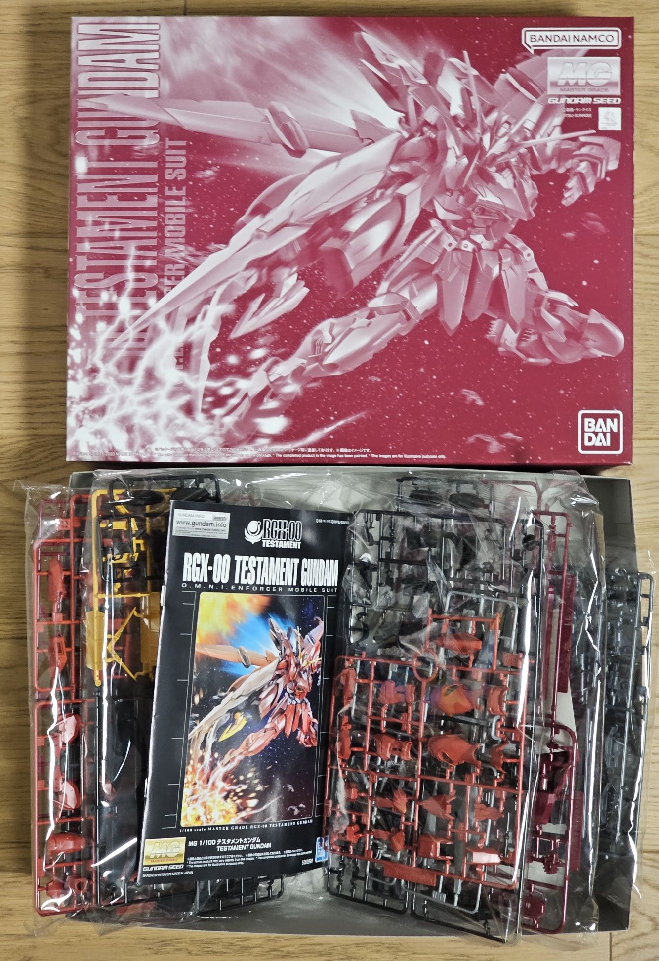 MG1/100 RGX‐00 TESTAMENT Gundam