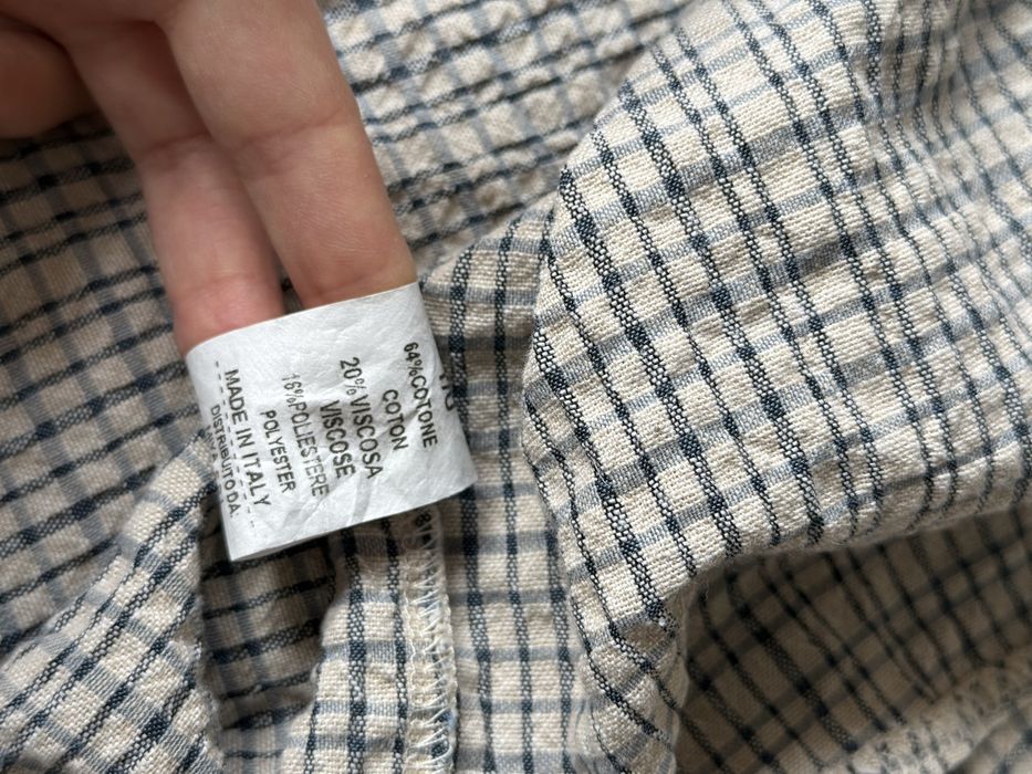 Стильна сорочка в клітку оверсайз