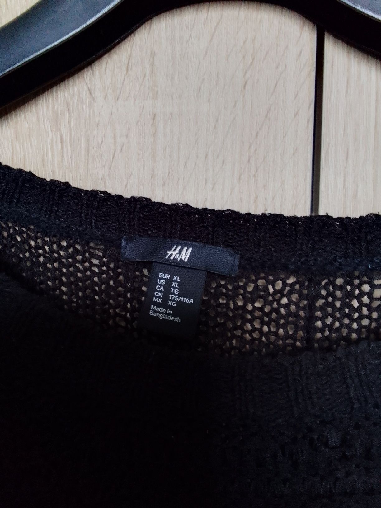Ażurowy letni sweterek H&M XL