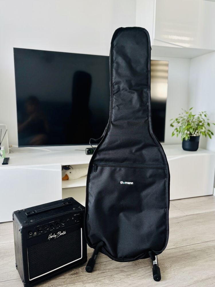 Sprzedam gitarę elektryczną Squier – stan idealny, użyta raz!