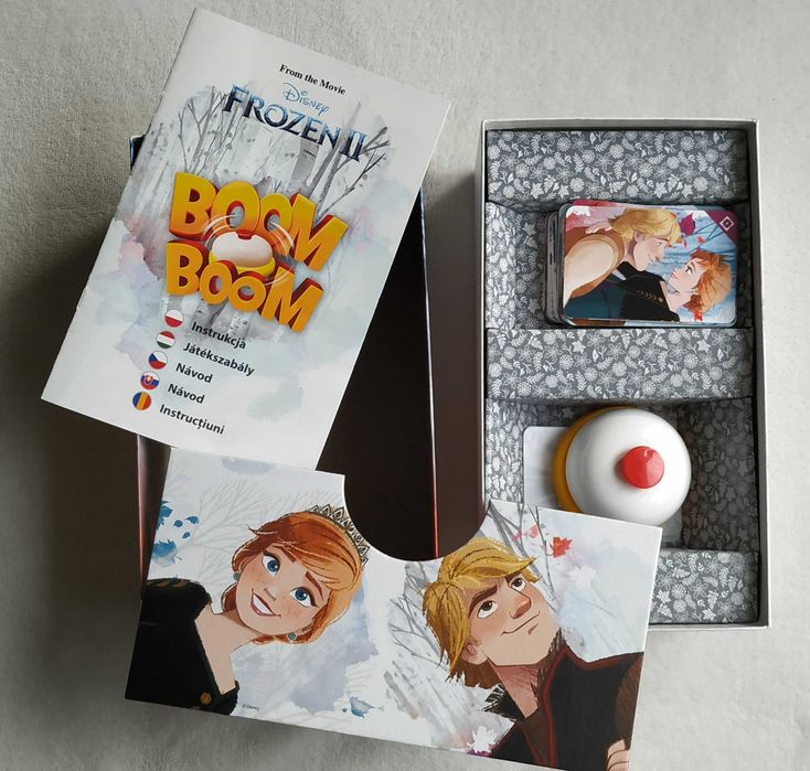 Gra dynamiczna rodzinna Boom Boom Frozen II Kraina lodu TREFL