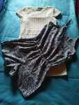 Conjunto vestido e macacão