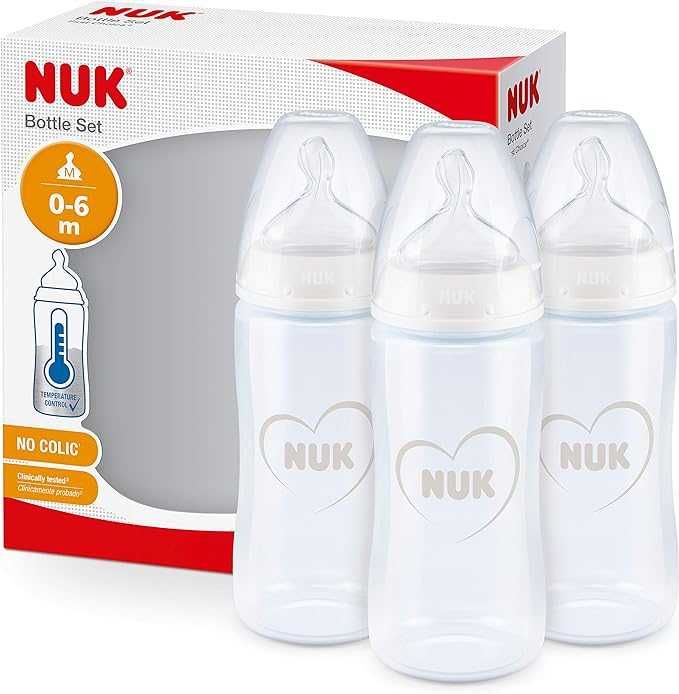 NUK First Choice+ zestaw startowy butelek dla niemowląt, 0 – 6 m