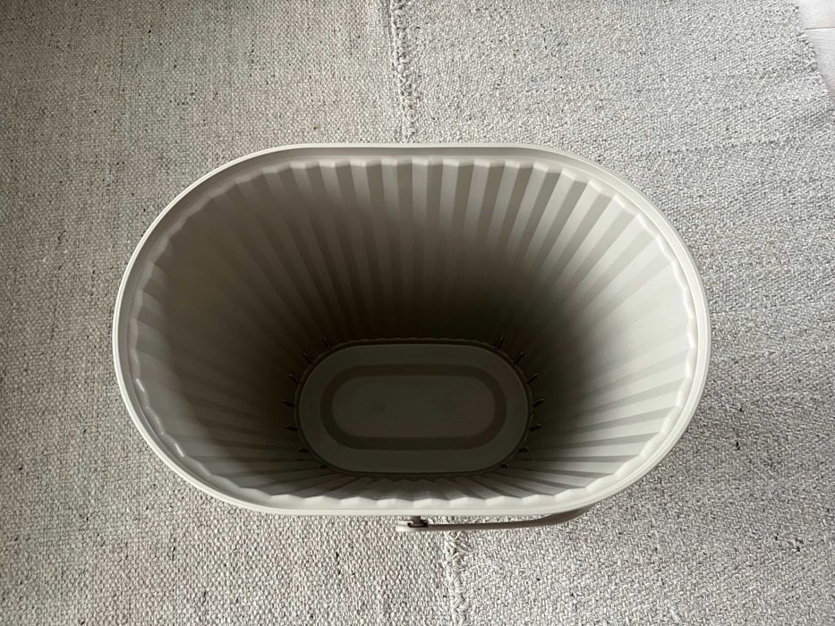 Ikea DAMMÄNG Kosz, pojemnik z pokrywką, szarobeżowy, 26 l