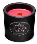Świeczka sojowa Delicate Peony czarna 170g Pavoncella oprawa: pudełko