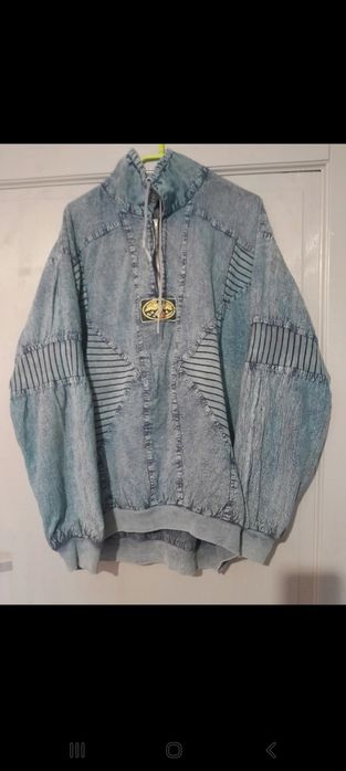 Vintage bluza jeansowa oversize L XL / acid wash / retro streetwear