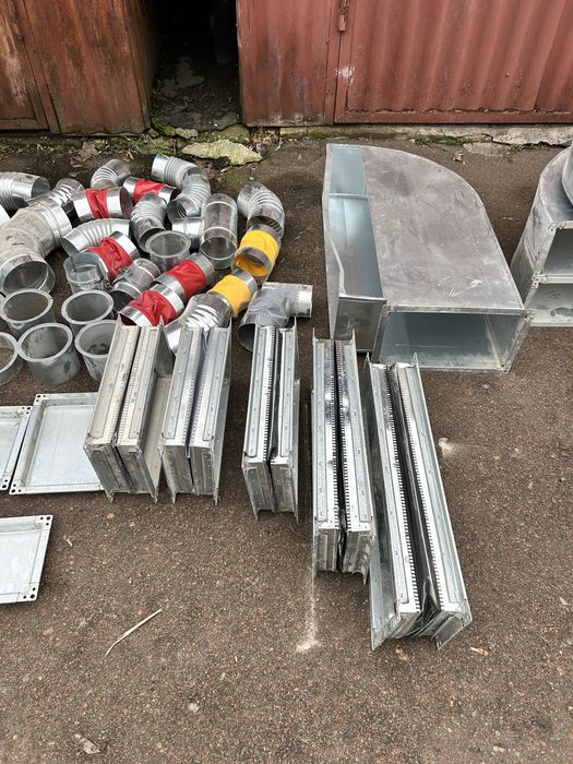 Короба вентиляции ,колено, задвижки