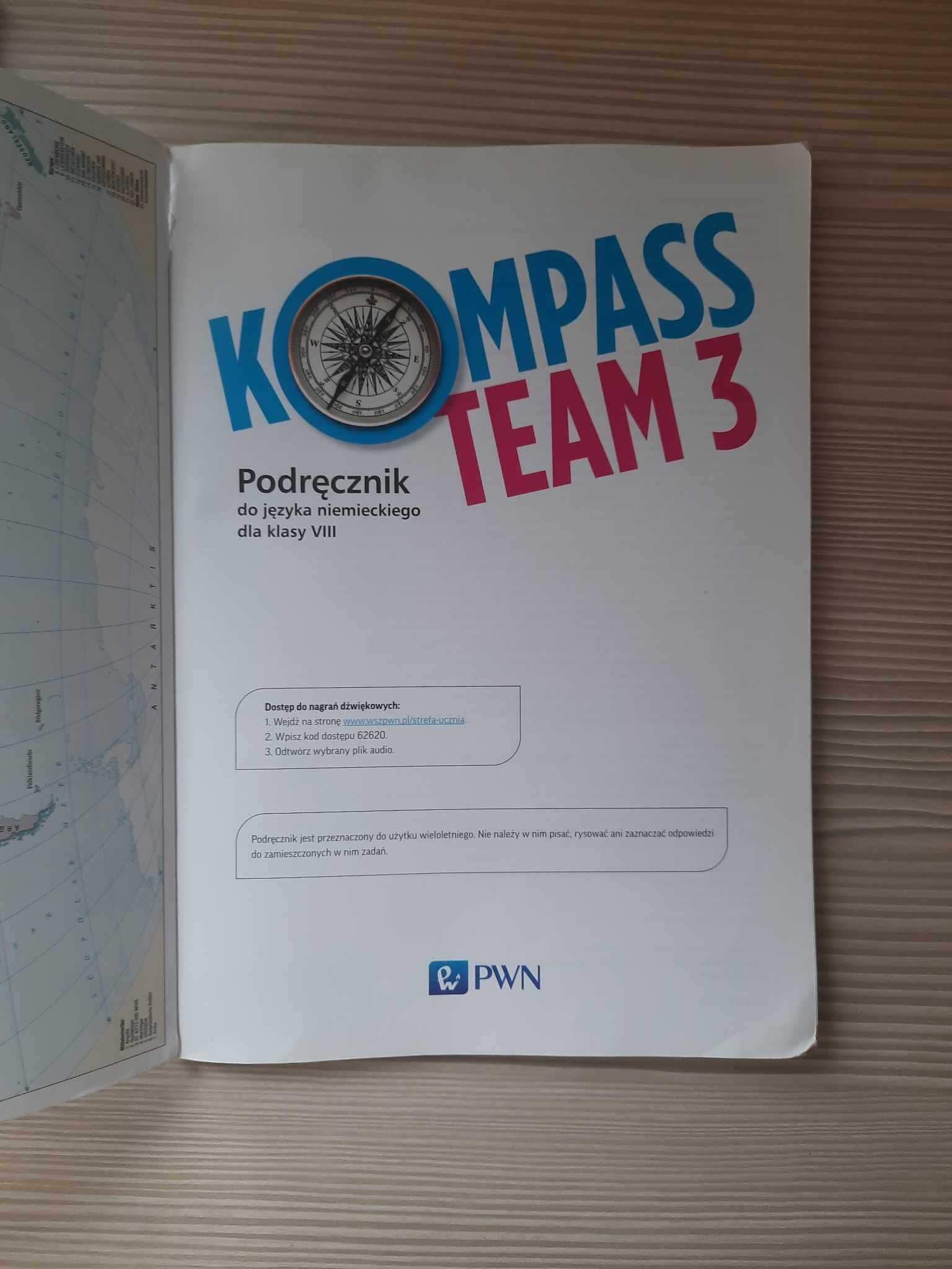 Kompass Team 3 Język niemiecki. Podręcznik Klasa 8 Szkoła podstawowa.