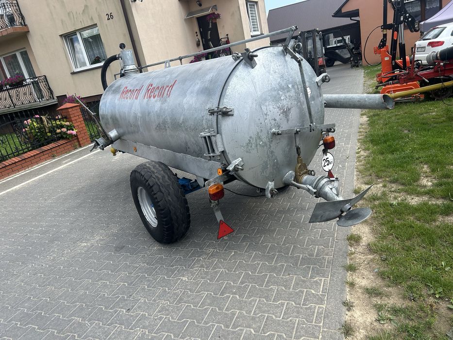 Beczka asenizacyjna beczkowóz szambiarka Record 3000l ocynk igła 4000l