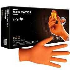 rękawice nitrylowe pomarańczowe mercator L,XL,XXL