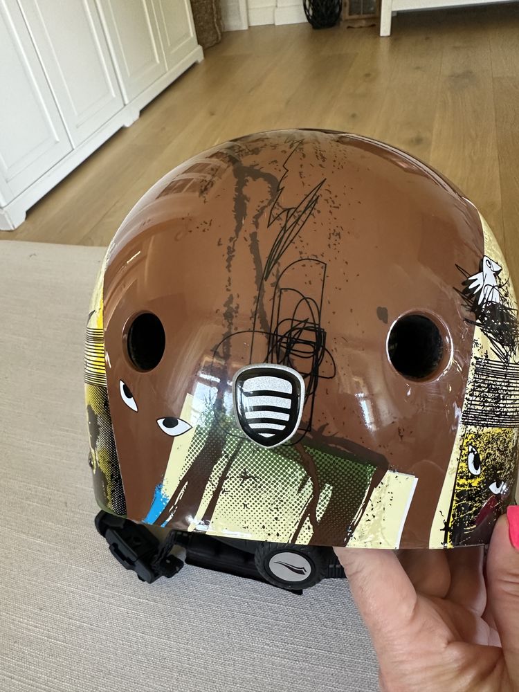Piekny kask rowerowy Grafika  60-62cm