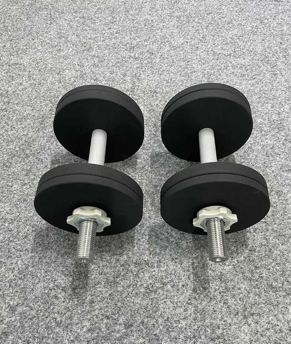 Т96 Диск металевий 5кг гантельний Гантелі розбірні стальні Silver