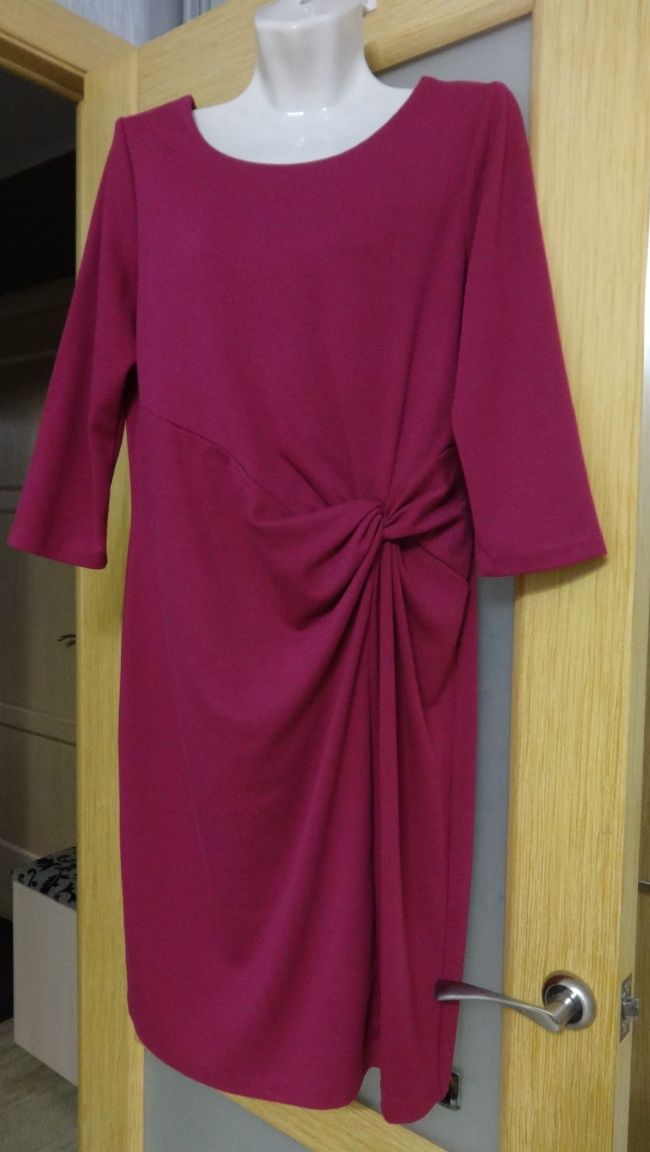 Красивое утеплённое нарядное женское платье для беременных 48 50 L XL