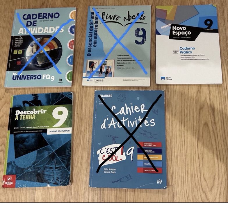 Vendo livros escolares