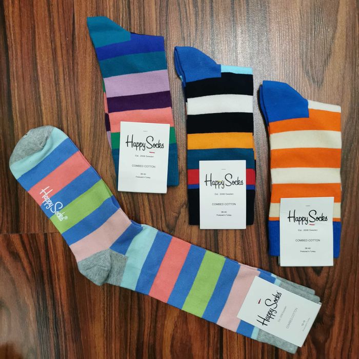 HAPPY SOCKS uniseks śmieszne skarpetki SOCKS CASUAL kolorowe JUNIOR