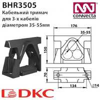 Кабельный держатель для крепления в треугольник, д. 35-55 мм, BHR3505