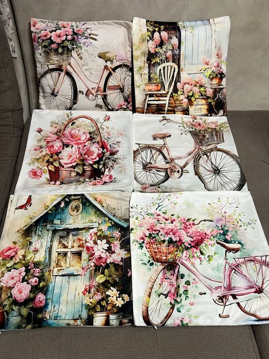 наволочки на подушки  декоративные  в прованском стиле  размер 44х44