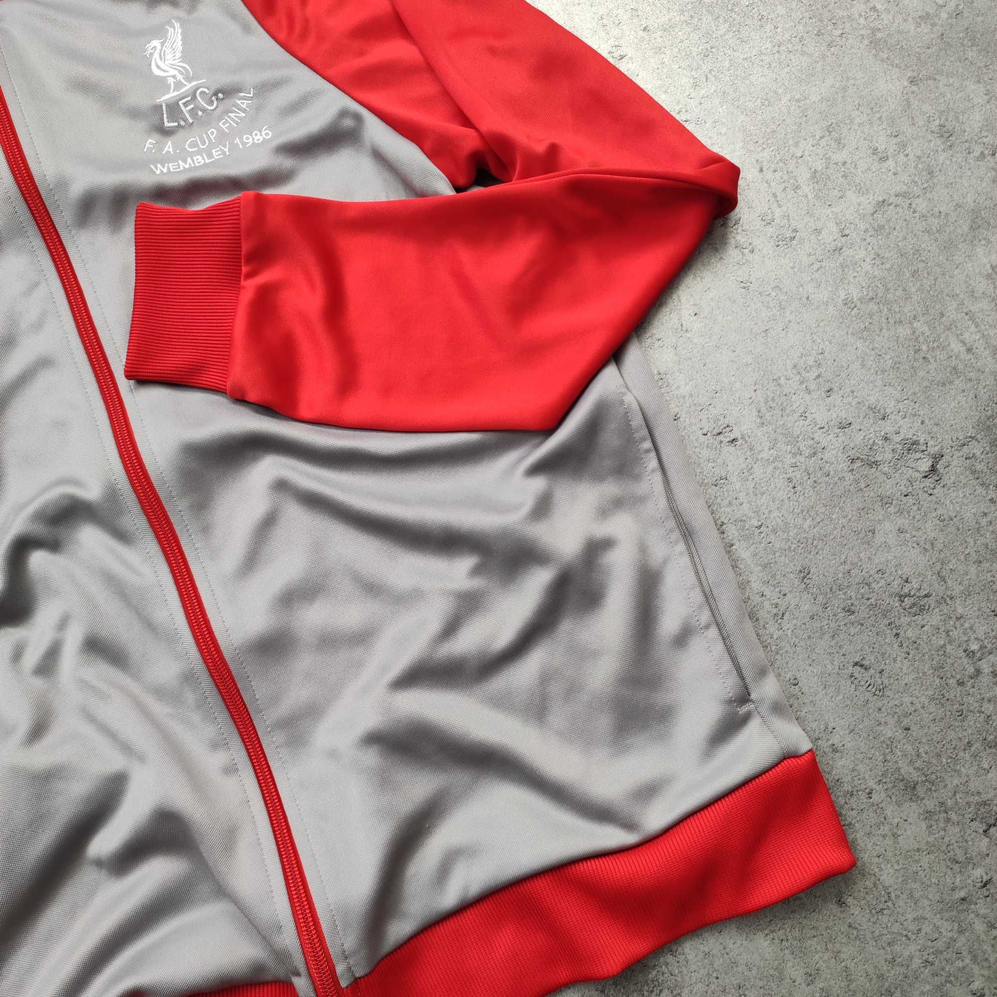 MĘSKA Bluza Rozpinana Liverpool FC Piłka Nożna Retro Stadion Kibic
