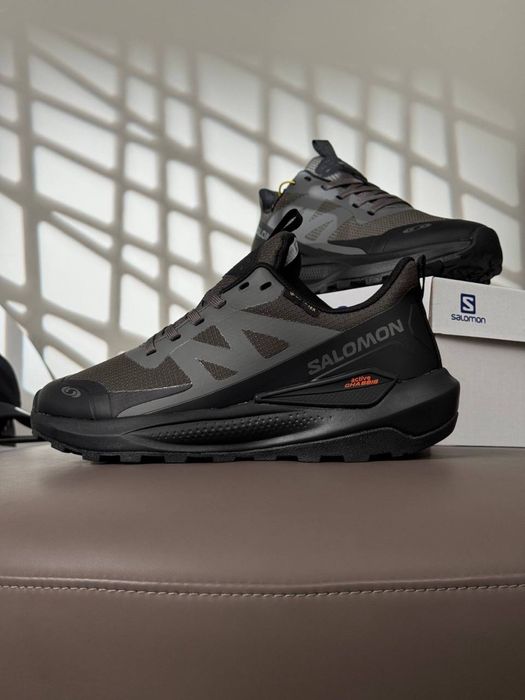 Чоловічі кросівки саломон Salomon Elixir Activ GTX Black Taupwood