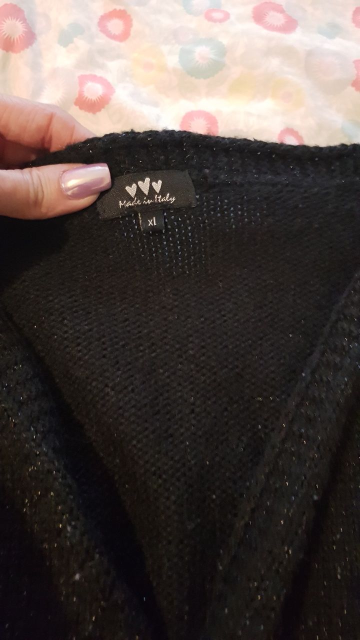 Sweter czarny Marks&Spencer XL