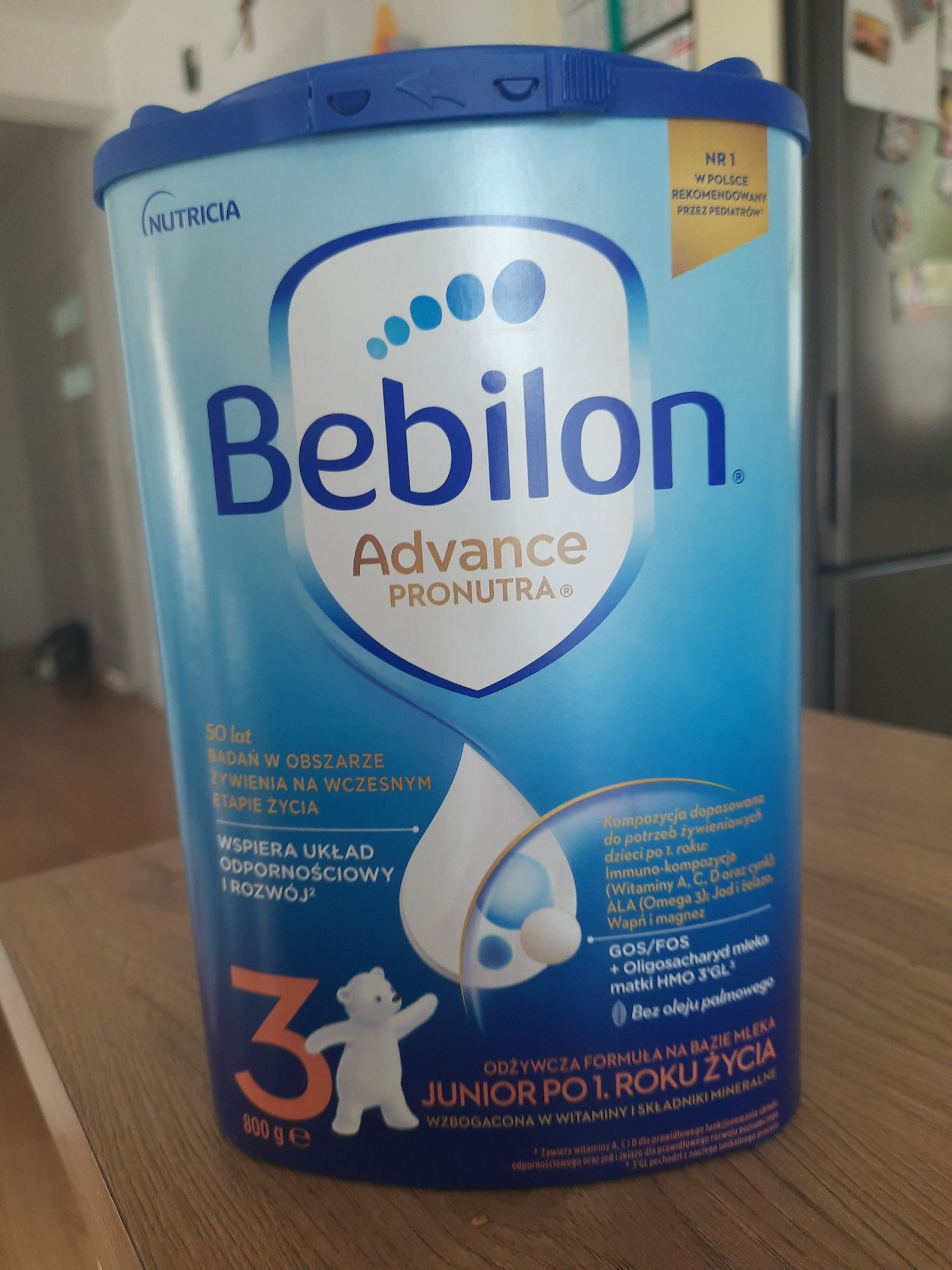 Mleko bebilo. 3 pronutra