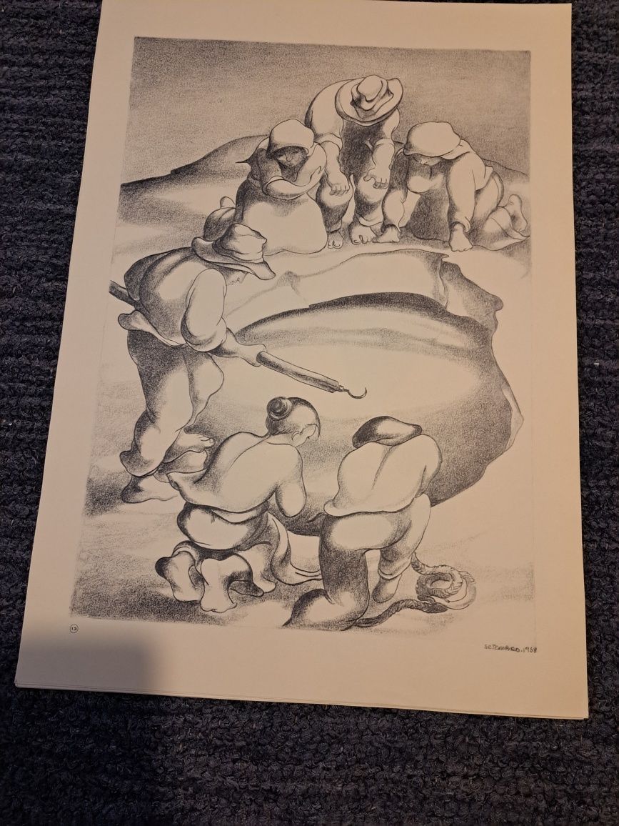 Gravuras pintadas por Álvaro Cunhal