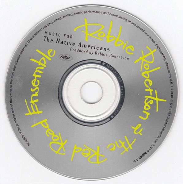Robbie Robertson  - Music For The Native Americans CD (indie folk)