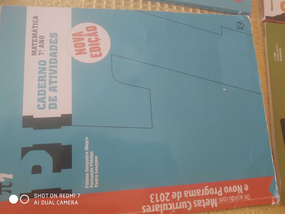 Caderno de atividades matemática 7 ano