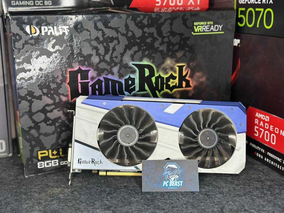Palit GTX 1070 GameRock 8 GB GDDR5 | Магазин | Гарантія 90 днів