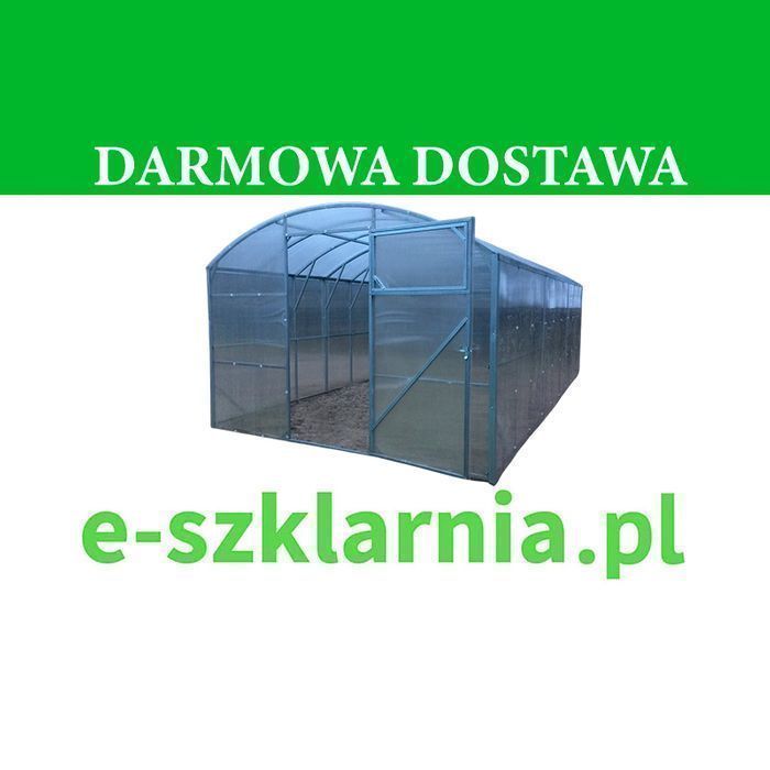 Szklarnia NOWA Ogrodowa 3x4-12m profile 25x25 POLIWĘGLAN 4-6mm