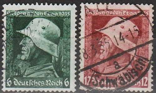 1935 - Рейх - Памяти героев Mi.569-70 _4,0 EU