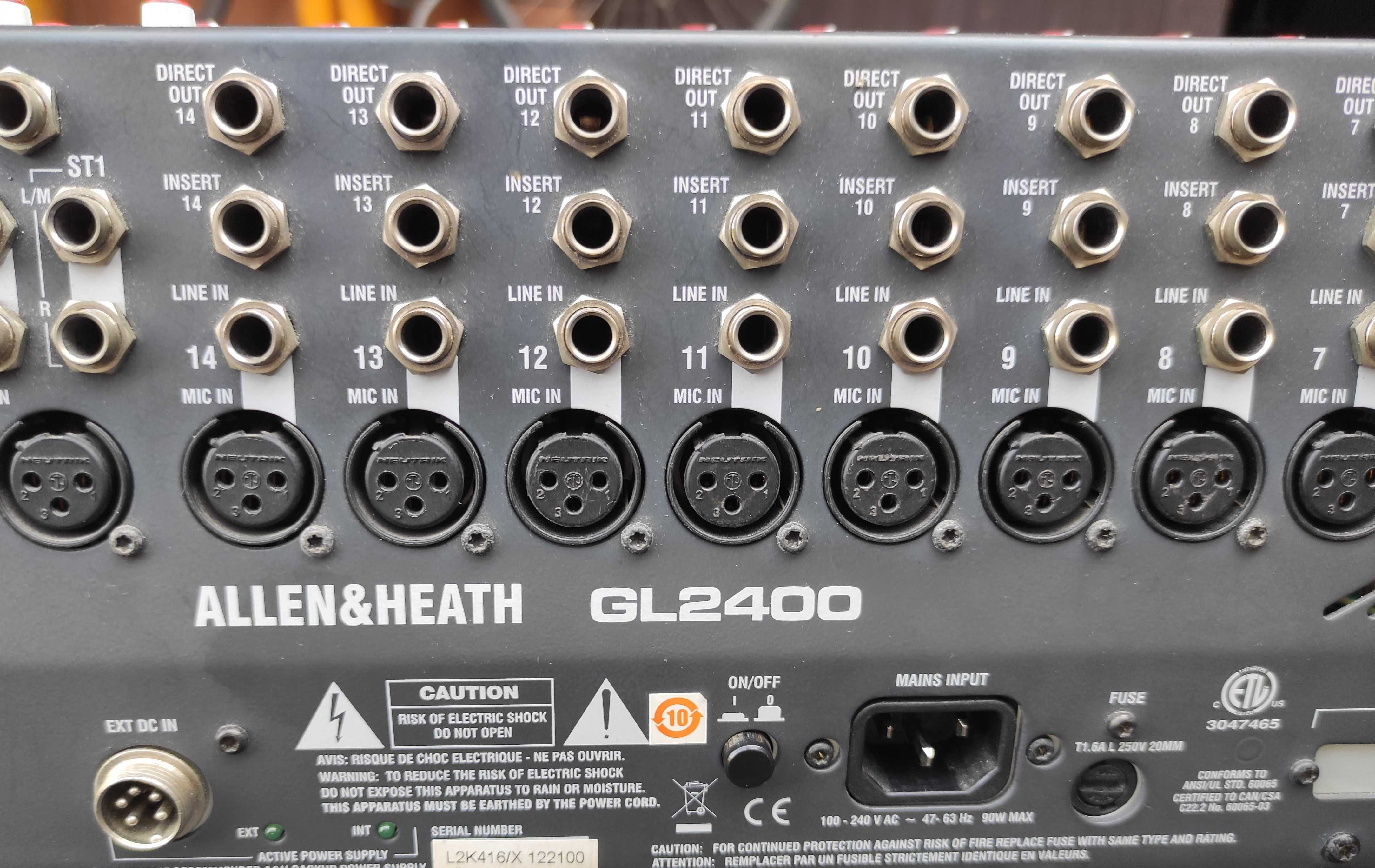 Mikser Allen Heath GL 2400 profesjonalny  + twardy case