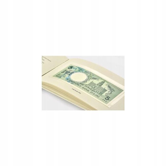 ALBUM NBP Banknoty Miasta Polskie - 9 szt bez napis nieobiegowe 1990r