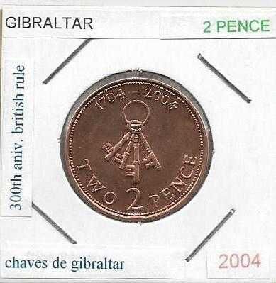Gibraltar - - - "30º Aniversário da Captura de Gibraltar" - - - Moedas