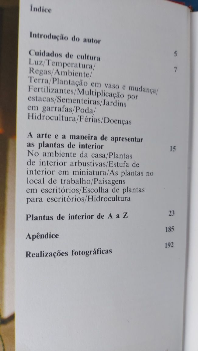 O livro das Plantas de Rob Herwig & Claude Riou