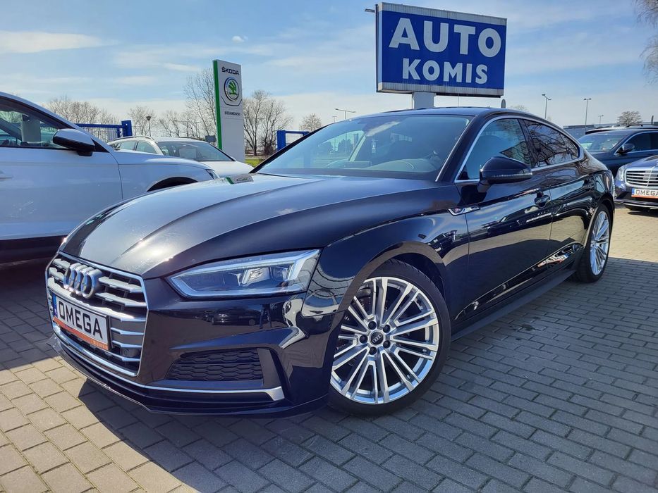 Audi A5 Sportback Salonowy 1 Właść. S-Line Bezwypadkowy Serwisowany VAT 23%