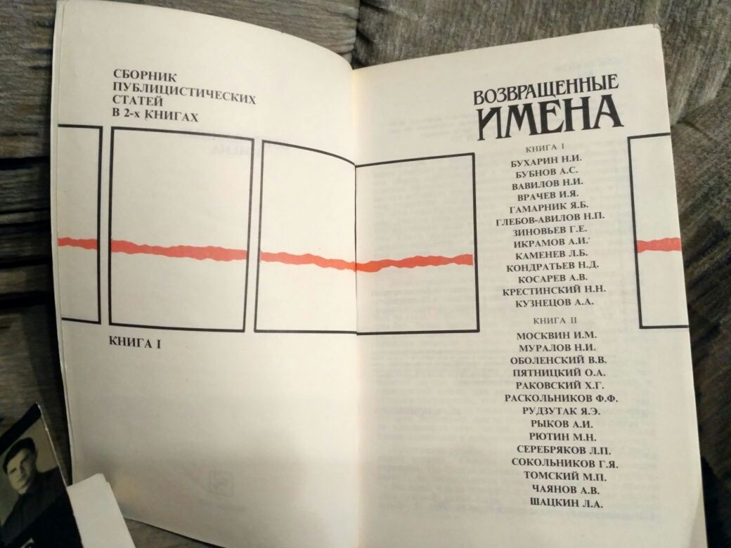 Возвращенные имена (о репрессированных в годы Сталина) 2 книги