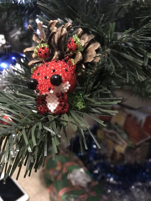 Продам дракона клубничку из бисера