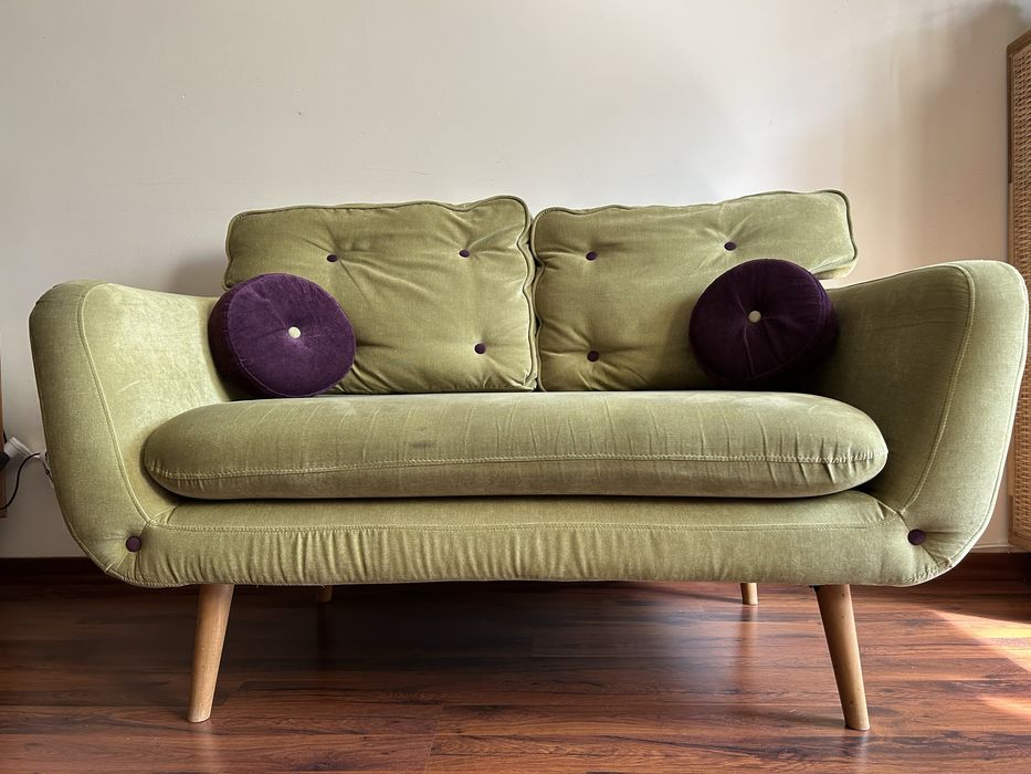 Sofa dwuosobowa (zielona)