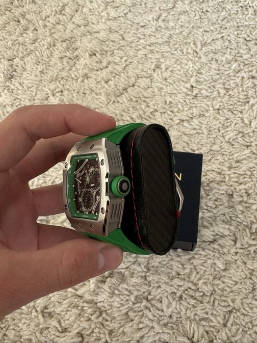 Чоловічий годинник Pagani Design PD-YS012 Silver-Green