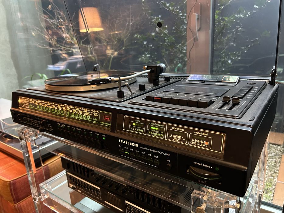 Aparelhagem vintage Telefunken toda funcional,excelente som