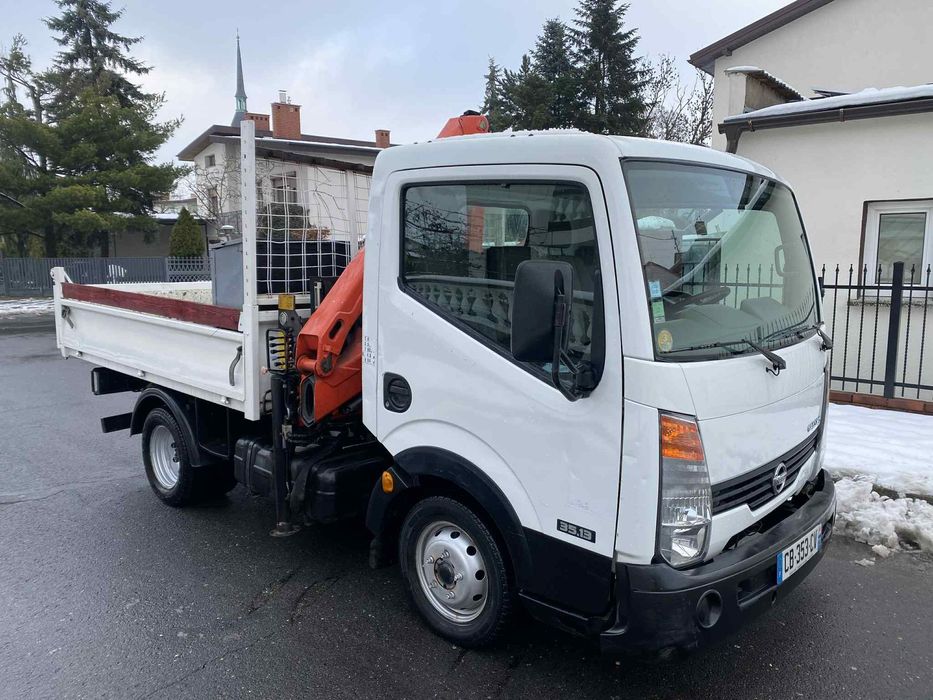 Nissan Cabstar * HDS Palfinger * WYWROTKA * DMC 3.5 T  * Tylko 144.000km ! * 2.5 D 130KM * Bliźniak, Kiper * 2012r * Kat. B