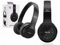 Słuchawki Bluetooth P47 z MP3 i radiem FM - Bezprzewodowe, Wydajne