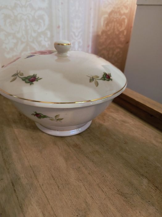 Porcelit Pruszków PRL, dzbanek, imbryk, bomboniera