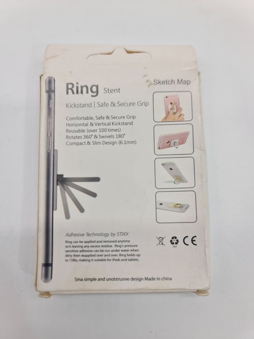 Suporte com anel para telemóvel