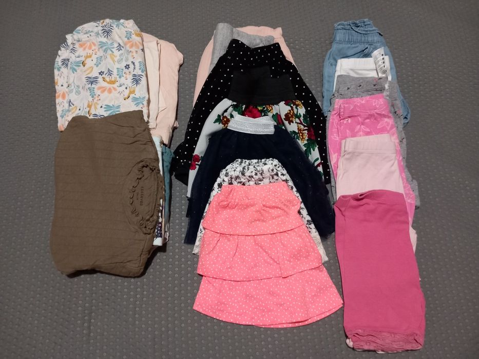 Paka ubrań dziewczynka 92-104cm